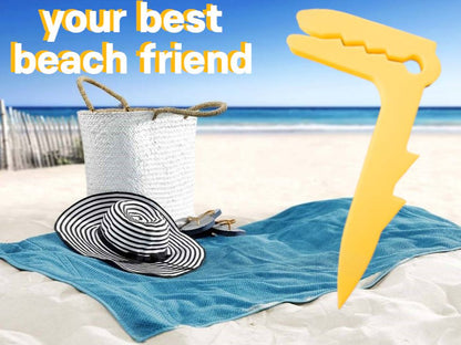 Beach Towel Holder Clip – Keep Your Towel Secure in Wind & Sand